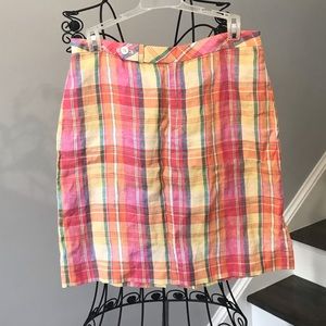 Ralph Lauren Sport Woman’s Plaid Lined Skirt